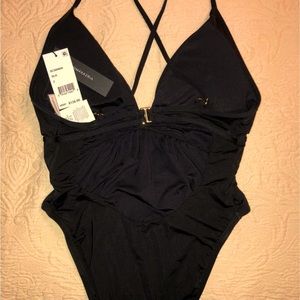 Bcbg maxzria black batting suit